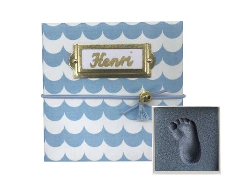 My Magic Footprint Baby Fussabdruck Set Blue Waves