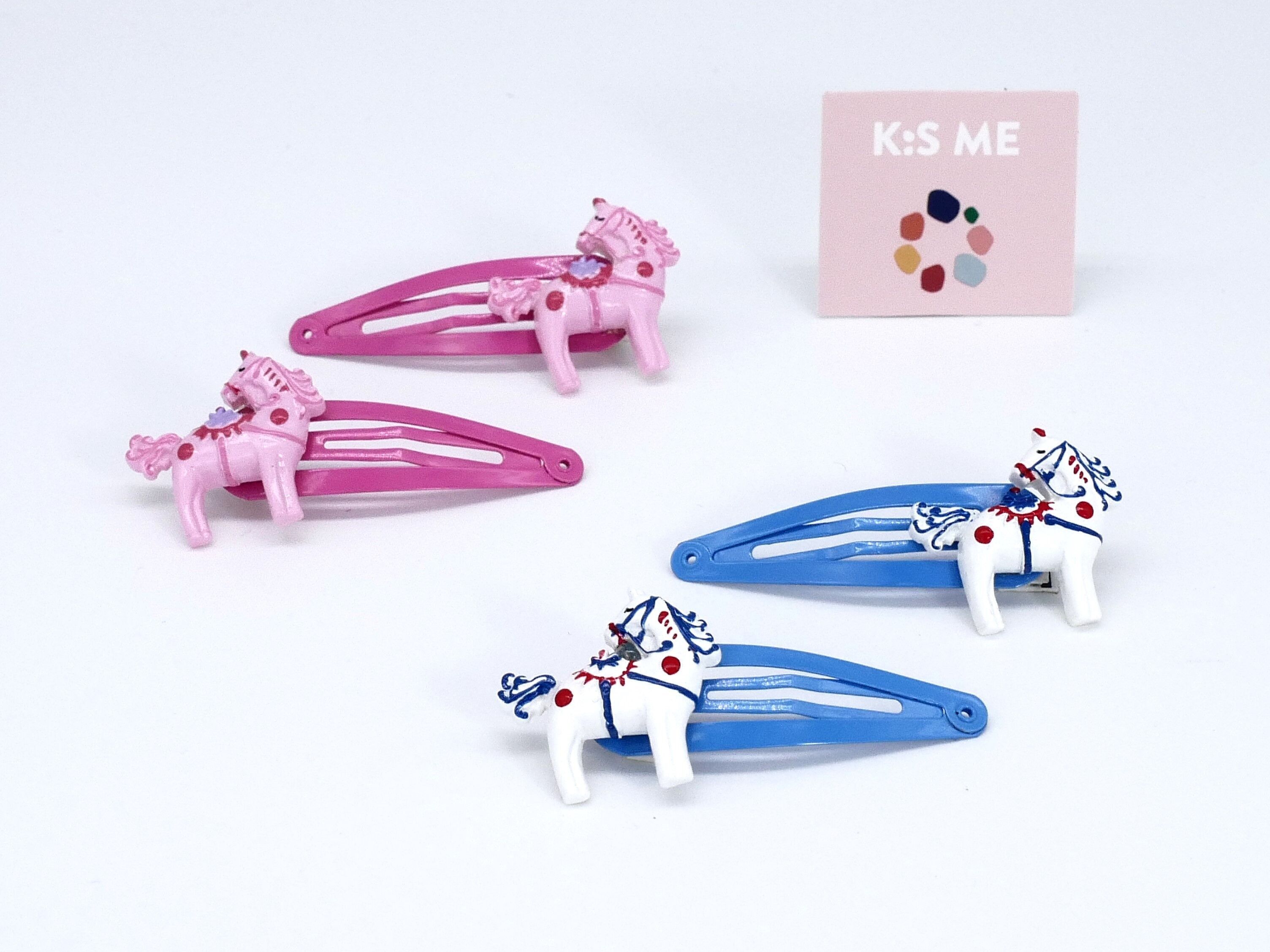 Clip di cavallo Clic Clac dipinta a mano 5 cm