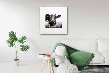 MOUNTED Limited Edition Print THE BORN MUCKY COLLECTION - Peek a Moo 2