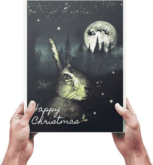 The Christmas Hare -The Greeting Card