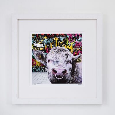 FRAMED Limited Edition Print THE BORN MUCKY COLLECTION – MOO SELFIE