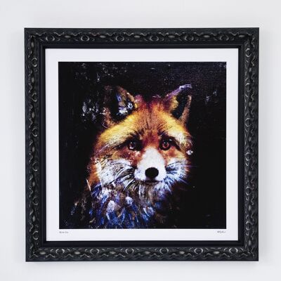 Tirage en édition limitée encadré THE BORN WILD COLLECTION – MYSTIC FOX