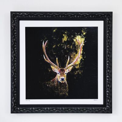 FRAMED Edizione Limitata Stampa THE BORN WILD COLLECTION – MYSTIC STAG