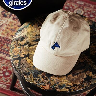 Sable embroidered organic cotton cap