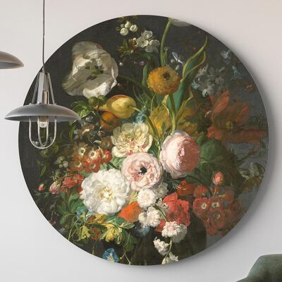 Stilleven met Bloemen - Rijksmuseum -⌀ 120cm