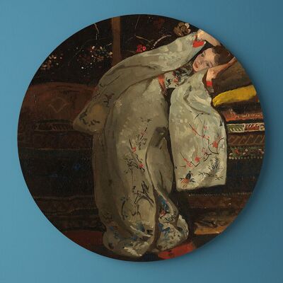 Meisje in Witte Kimono - Rijkmuseum -⌀ 60cm