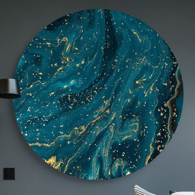 Marble Blue Gold -⌀ 80cm