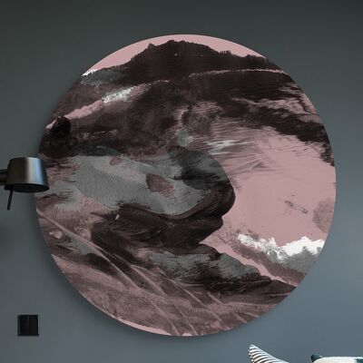 Black Pink Smudge -⌀ 60cm