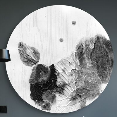 Black White Smudge -⌀ 60cm