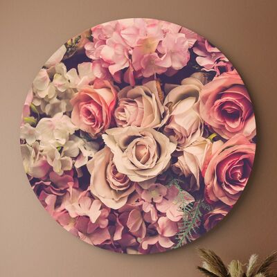 Pink Roses -⌀ 40cm