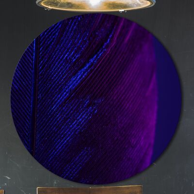 Purple Blue Feather -⌀ 140cm
