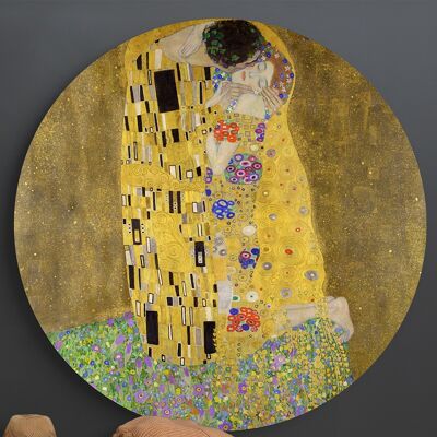 De Kus - Gustav Klimt -⌀ 140cm