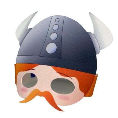 Masque de déguisement pour enfant "Viking"