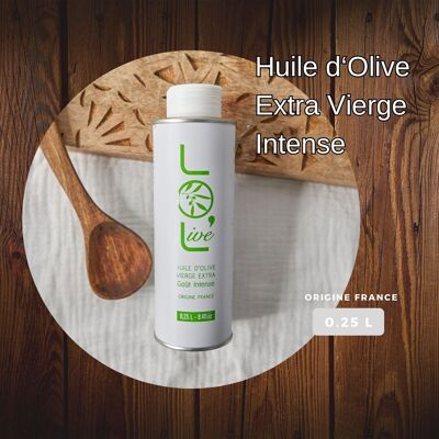 Aceite de Oliva Intenso - Frutado Verde Extra Virgen 0.25L - Francia / Provenza