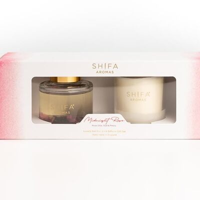 Set regalo con diffusore di lusso e candela - Midnight Rose