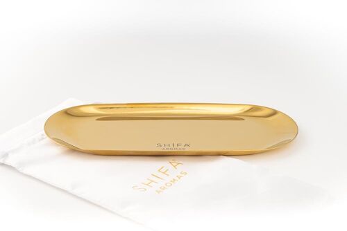 Luxury Display Tray | Gold - 23x9cm