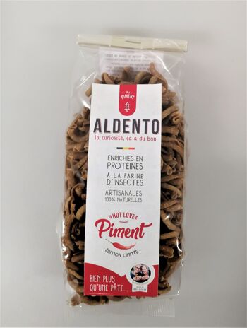 pâtes ALDENTO à la farine d'insectes  - Piment - 200gr 1