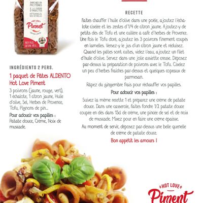 BULK ALDENTO pasta with insect flour - Pepper - in BULK