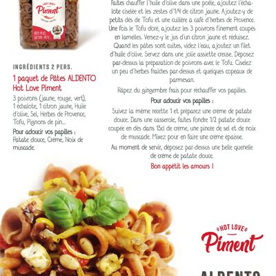 BULK ALDENTO pasta with insect flour - Pepper - in BULK