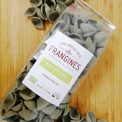 FRANGINES pasta with Nettles - Shell - in bronze mold - 350gr