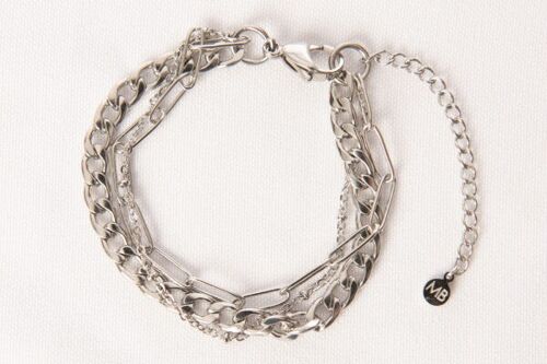 Armband Casual Chique Zilver