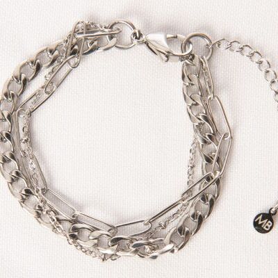 Armband Casual Chique Silber