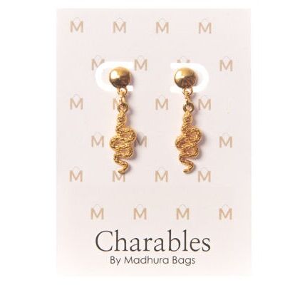 Earpin met Slang goud