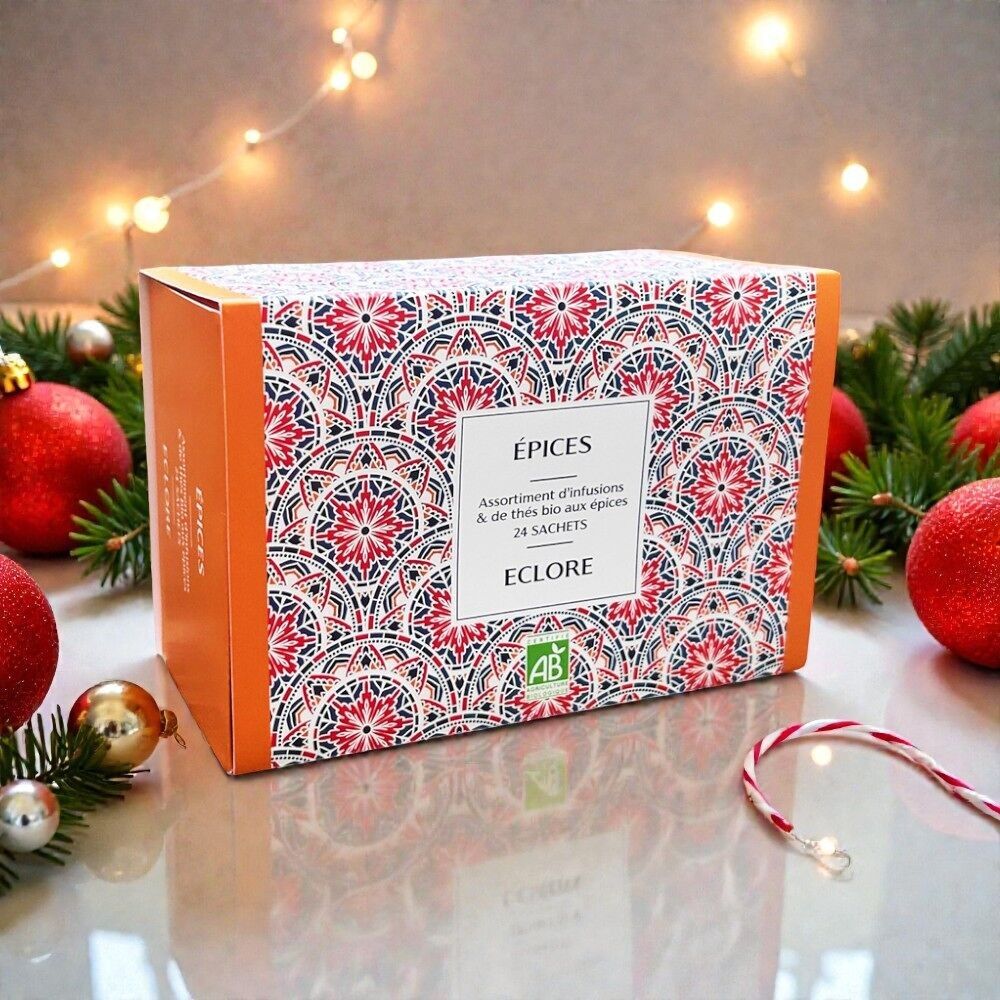 Scatola di tè e infusi biologici Spezie