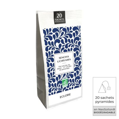 Té orgánico Sencha Uchiyama - 20 bolsitas piramidales