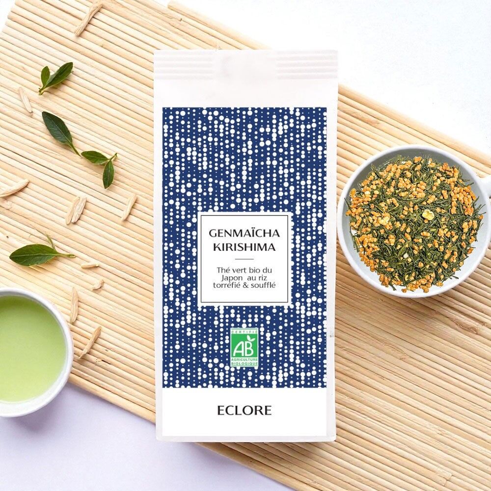 Tè biologico Genmaïcha Kirishima - Sfuso 100 g