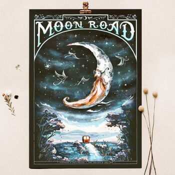 Impression d'art Moon Road 1