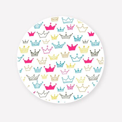 Multicolored crowns - 100 pcs - 3cm