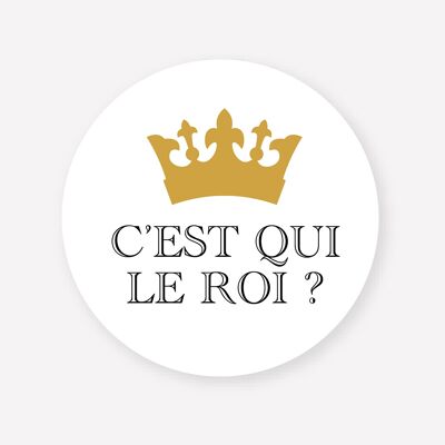 C'est qui le roi ? "Classique" - 100 pcs - 3cm