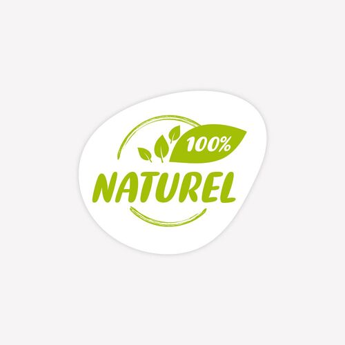 100% naturel - 100 pcs - 3 cm 4