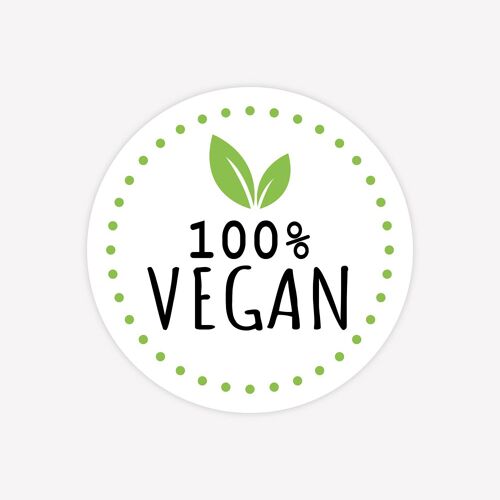 100% Vegan - 100 pcs - 3 cm 1