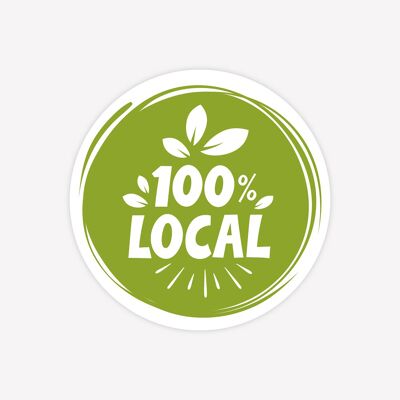 100 % Lokal - 100 Stück - 3 cm 4