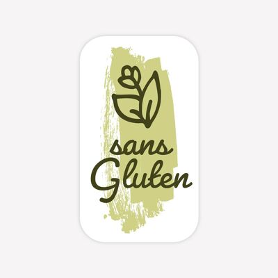 Sin Gluten - 100 uds - 1,7 x 3 cm