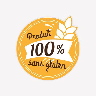 10% Gluten Free - 100 pcs - 3 cm
