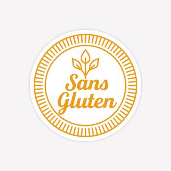 Sans Gluten - 100 pcs - 3 cm 3