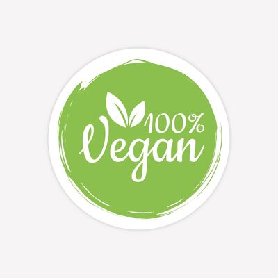 100 % vegan - 100 Stück - 3 cm 3