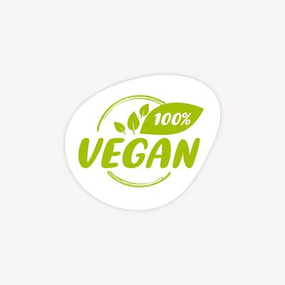 100% Vegan - 100 Stück - 3 cm 4