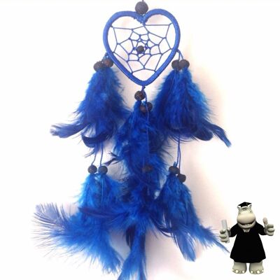 Heart shaped dream catchers in various colours