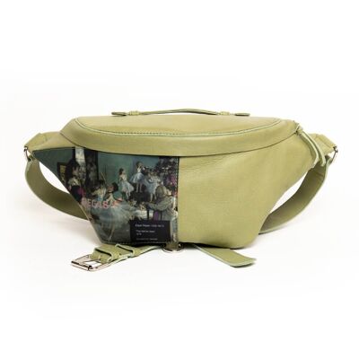 The Carmen hip bag  Khaki greenArtist  Degas
