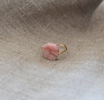 Bague rhodonite 1