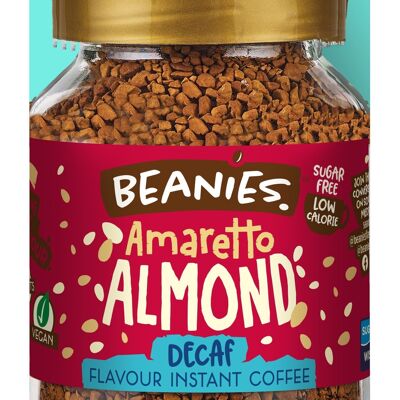 Beanies Decaf 50g -  Amaretto Almond Flavoured Instant Coffee