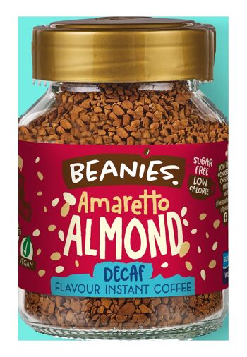Beanies Decaf 50g - Café Instantané Amaretto Amande 1