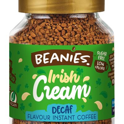 Beanies Decaf 50g - Café instantané aromatisé au café irlandais