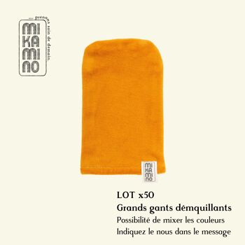 Grand gant démaquillant LOT X50 1