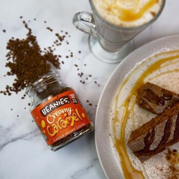 Beanies Decaf 50g - Café instantané aromatisé au caramel crémeux 3