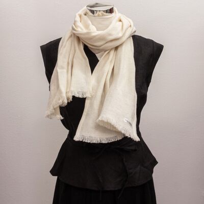 Ripple Scarf with cut fringe